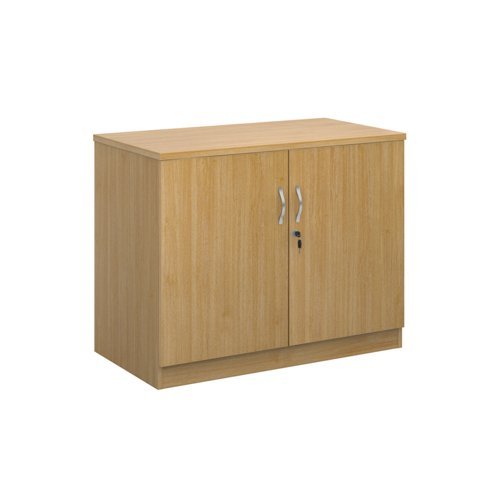 Systems double door cupboard 800mm high oak - DD8O