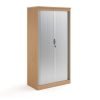Systems horizontal tambour door cupboard 2000mm high beech - ST20B