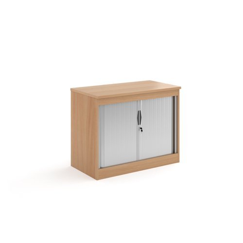 Systems horizontal tambour door cupboard 800mm high beech - ST8B