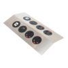 Tholus in-table power module 4 x UK sockets 2 x TUF (A&C connectors) USB charger 1 x RJ45 socket 1 x HDMI socket brushed steel/black - THL-2-S