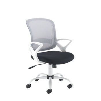 Tyler mesh back operator chair with white frame - TYL-300T1