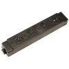Under desk power bar 4 x UK sockets black - PMK405-E