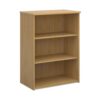 Universal bookcase 1090mm high with 2 shelves oak - R1090O