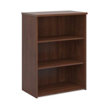 Universal bookcase 1090mm high with 2 shelves walnut - R1090W