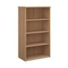 Universal bookcase 1440mm high with 3 shelves beech - R1440B
