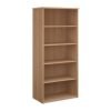 Universal bookcase 1790mm high with 4 shelves beech - R1790B