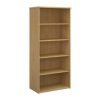 Universal bookcase 1790mm high with 4 shelves oak - R1790O