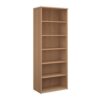 Universal bookcase 2140mm high with 5 shelves beech - R2140B