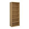 Universal bookcase 2140mm high with 5 shelves oak - R2140O