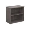 Universal bookcase 740mm high with 1 shelf grey oak - R740GO