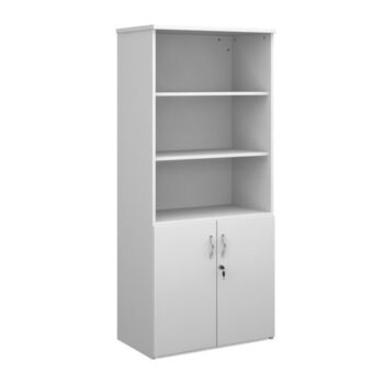 Universal combination unit with open top 1790mm high with 4 shelves white - R1790OPWH