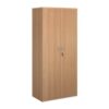 Universal double door cupboard 1790mm high with 4 shelves beech - R1790DB