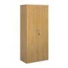 Universal double door cupboard 1790mm high with 4 shelves oak - R1790DO