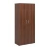 Universal double door cupboard 1790mm high with 4 shelves walnut - R1790DW