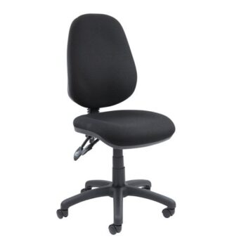 Vantage 100 2 lever PCB operators chair with no arms black - V100-00-K