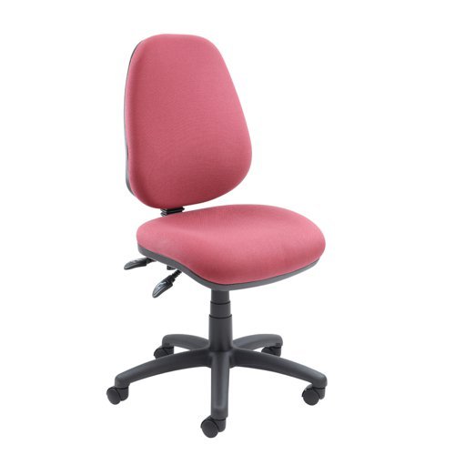 Vantage 100 2 lever PCB operators chair with no arms burgundy - V100-00-BU