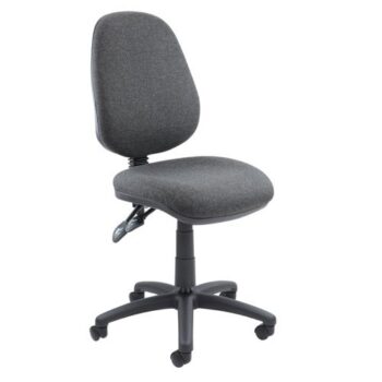 Vantage 100 2 lever PCB operators chair with no arms charcoal - V100-00-C