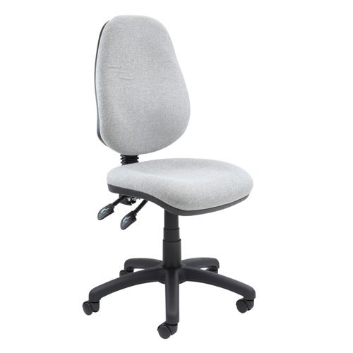 Vantage 100 2 lever PCB operators chair with no arms grey - V100-00-G