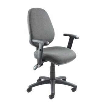 Vantage 200 3 lever asynchro operators chair with adjustable arms charcoal - V202-00-C