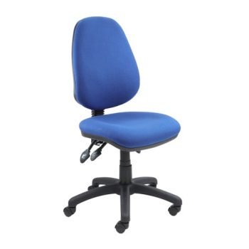 Vantage 200 3 lever asynchro operators chair with no arms blue - V200-00-B
