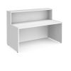 Welcome reception desk 1662mm wide white - WRD16-WH