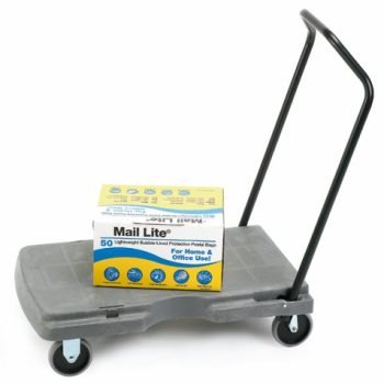 3 Position Handle Platform Trolley; 790 x 500 x 800; Fixed/Swivel Castors; Steel/Plastic; 180kg; Grey/Black - HI914C