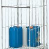 'A' Type Nestable Roll Container; 3 Sided; 500kg; Silver - RB1723