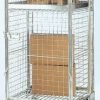 'A' Type Nestable Roll Container; Security Mesh Sides; 500kg; Silver - RB1725