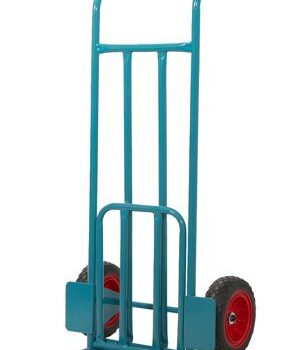 Apollo Heavy Duty Sack Truck; Folding Toe; Puncture Proof Wheels; Steel; up to 250kg; Teal - GI704R