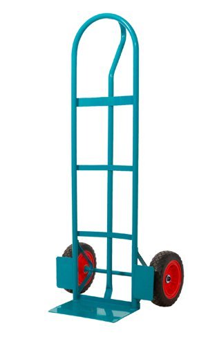Apollo Heavy Duty Sack Truck; P Handle; Puncture Proof Wheels; Steel; 250kg; Teal - GI705R