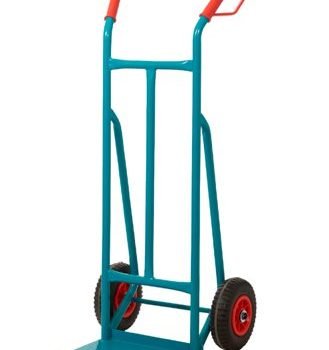 Apollo Heavy Duty Sack Truck; Standard Unit; Puncture Proof Wheels; Steel; 200kg; Teal - GI703R