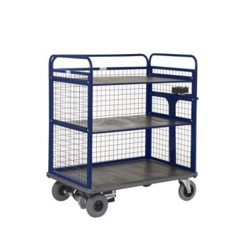 Apollo Powered Distribution Truck - 1100H - Sides Back & 2 Shelves - 1000 x 700 - PWDT303YBL