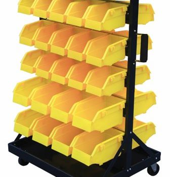Bin Rack c/w; 46 Polypropylene Bins - GIL46Y