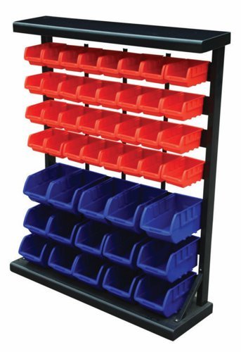 Bin Rack c/w; 47 Polypropylene Bins - GIL47Z