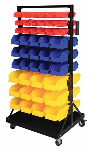 Bin Rack c/w; 90 Polypropylene Bins - GIL90Y