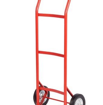 Budget Knuckle Guard Sack Truck; Solid Wheels; Steel; 100kg; Red - GI256H