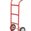 Budget Looped Handle Sack Truck; Solid Wheels; Steel; 100kg; Red - GI258H