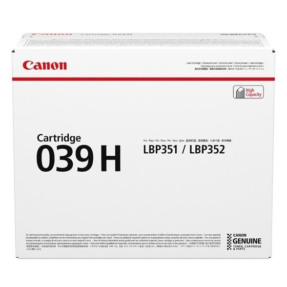 Canon Laser Toner Cartridge Black CRG-039H 0288C001