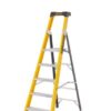 Climb-It Glass Fibre Platform Stepladder; 5 Tread; 150kg; Yellow/Black - GFP45Z