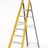 Climb-It Glass Fibre Platform Stepladder; 7 Tread; 150kg; Yellow/Black - GFP47Z