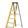Climb-It Glass Fibre Swingback Stepladder; 6 Tread; 150kg; Yellow/Black - GFS36Z