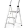 Climb-It Slim Folding Step; 3 Tread; Aluminium; 150kg; Silver - FS193Z
