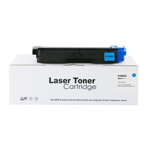 Compatible Laser Toner Cyan Kyocera TK-580C 1T02KTCNL0