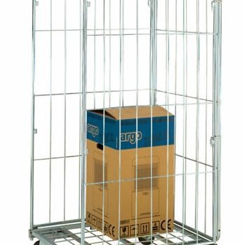 Demountable Roll Container; 3 Sides; Internal Height mm: 1360; 500kg; Silver - RB1523