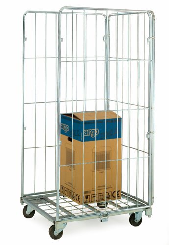 Demountable Roll Container; 3 Sides; Internal Height mm: 1360; 500kg; Silver - RB1523