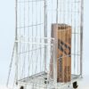 Demountable Roll Container; 4 Sides (1 x 1/2 Drop Side); Internal Height mm: 1360; 500kg; Silver - RB1524