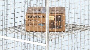 Demountable Roll Container; Optional shelf to suit Demountable Roll Container; 500kg; Silver - RC7180