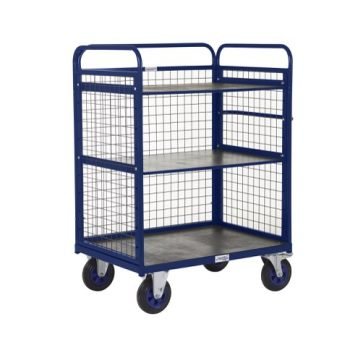 Distribution Trucks-1100H-2 Shelf with Sides & Back-1000x700 - PADT303YBL