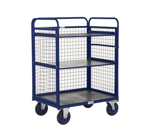 Distribution Trucks-1100H-2 Shelf with Sides & Back-1000x700 - PADT303YBL