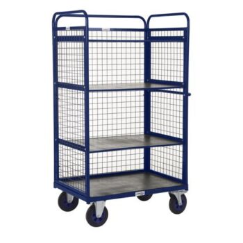 Distribution Trucks-1500H-3 Shelf with Sides & Back-1000x700 - PADT306YBL